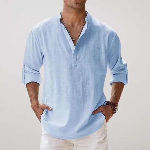 Chemise d'Été en Lin – Légèreté Méditerranéenne