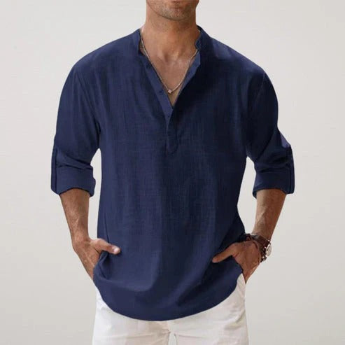 Chemise d'Été en Lin – Légèreté Méditerranéenne