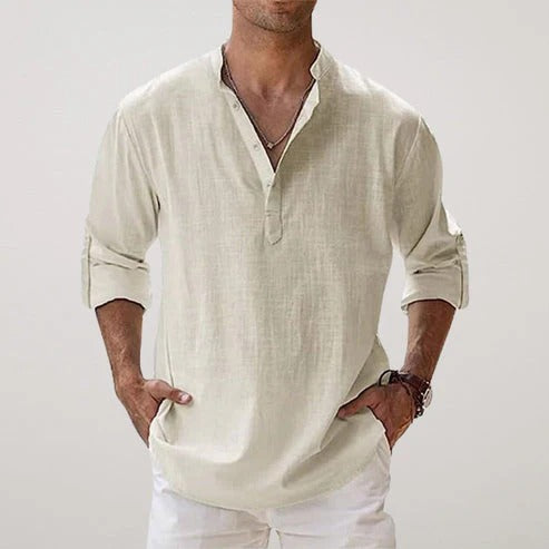 Chemise d'Été en Lin – Légèreté Méditerranéenne
