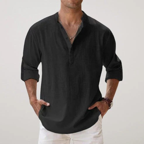 Chemise d'Été en Lin – Légèreté Méditerranéenne