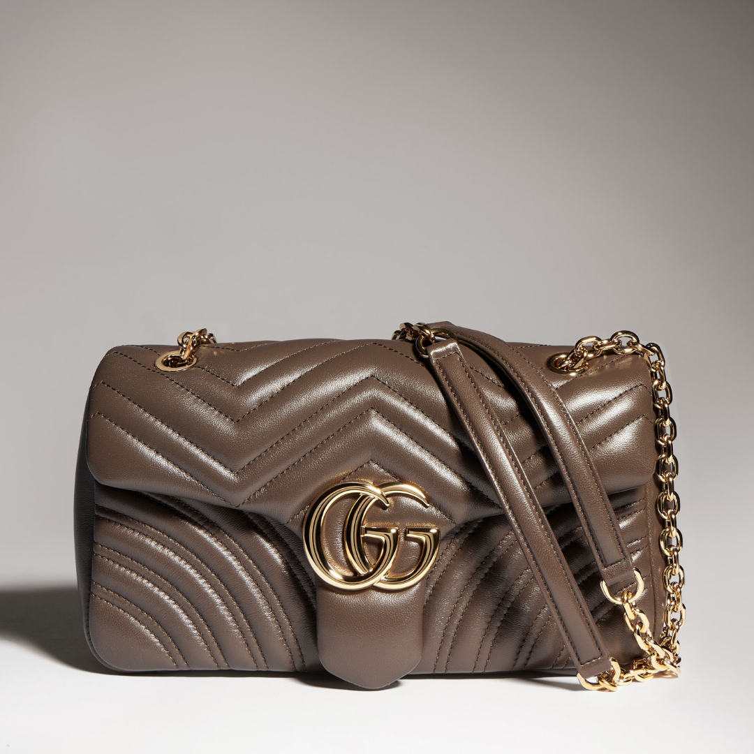 Dark taupe G bag