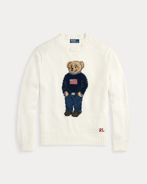 BEAR COTTON-LINEN SWEATER